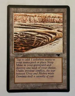 MTG Antiquities - Strip Mine NM, No Horizon - Image 1