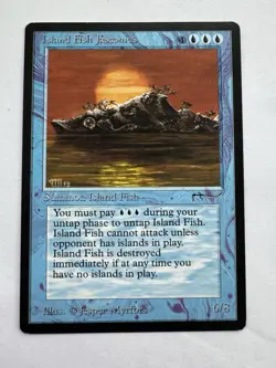 Magic The Gathering ISLAND FISH JASCONIUS (Arabian Nights) - Image 1