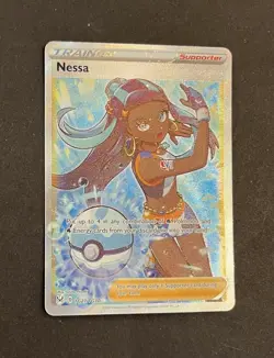 Pokemon Nessa TG27/TG30 Trainer Gallery Full Art Lost Origin NM - Image 3