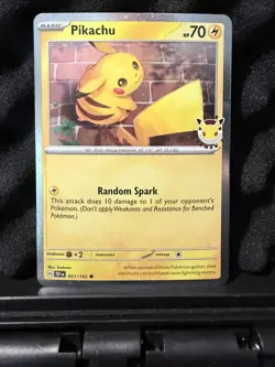 Pikachu - (Cosmo Holo) Pokemon Day Promo - Image 1
