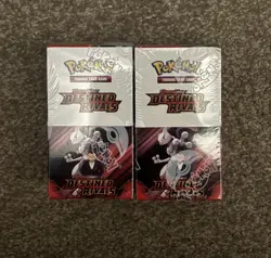 Pokemon TCG Destined Rivals 2x Half Booster Boxes, 36 Packs Sealed - Image 1