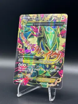 Pokemon M Rayquaza EX 105/108 Roaring Skies Ultra Rare Holo - MP - Image 2