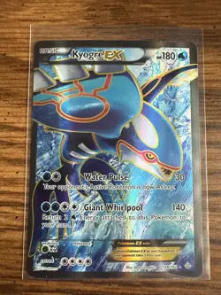 Pokemon Primal Clash Kyogre Ex 148/160 Full Art FA LP Lightly Played - Image 1