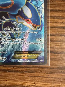 Pokemon Primal Clash Kyogre Ex 148/160 Full Art FA LP Lightly Played - Image 4
