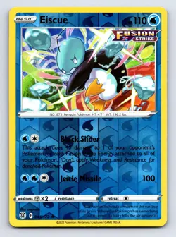 Eiscue 044/172 Rare Brilliant Stars Pokemon Reverse Holo Near Mint - Image 1