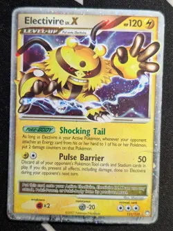 Electivire LV.X 121/123 Mysterious Treasures Pokemon HP DMG Holo CREASE - Image 1