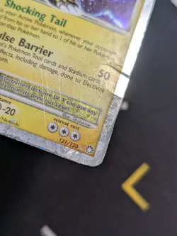 Electivire LV.X 121/123 Mysterious Treasures Pokemon HP DMG Holo CREASE - Image 3