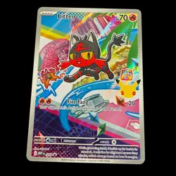 Litten • MEP 044 • First Partner Illustration Rare Promo • NM • Pokemon - Image 1
