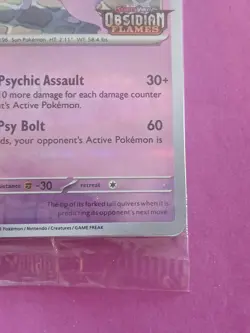 SEALED Pokemon Scarlet & Violet Espeon 086/197 Best Buy Promo Reverse Holo - Image 4
