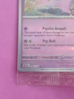 SEALED Pokemon Scarlet & Violet Espeon 086/197 Best Buy Promo Reverse Holo - Image 5