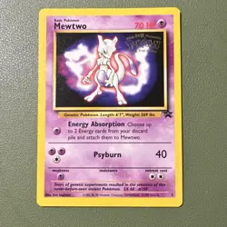 Pokemon Mewtwo Kids WB Promo 3/53 70 HP Regular Promo 1999 English - Image 1