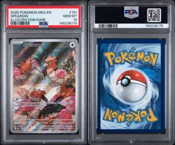 2025 Pokemon Mega Evolutions #151 Spearow Illustration RARE PSA 10 GEM MINT - Image 3