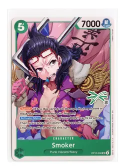 Smoker (Zoro Deck) OP10-030 SR Regular One Piece Learn Together Deck Set - Image 1