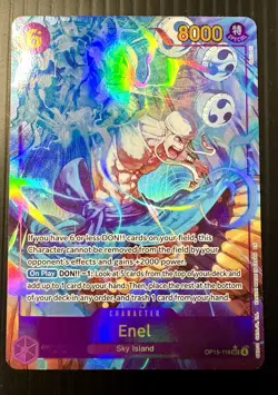 One Piece TCG OP15-118 Enel SEC Alt Art English Near Mint - Image 2