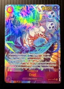 One Piece TCG OP15-118 Enel SEC Alt Art English Near Mint - Image 3