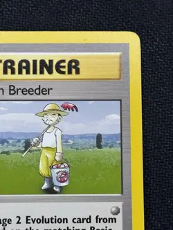 Pokemon TCG Pokemon Breeder 76/102 Trainer Base Set Card Lightly Played - Image 3