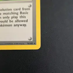 POKEMON BREEDER 76/102 Trainer Rare Base Set Unlimited WOTC - Pokemon Card 1999 - Image 4