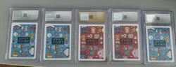 5 Card Lot Of Pokemon Old Maid Graded Cards - Image 2