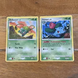 Supreme Victors Pokemon Ivysaur & Bulbasaur Cards 62/147 93/147 Platinum - Image 1