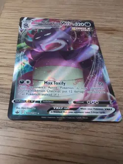 Galarian Slowking VMAX TCG Chilling Reign Holo Card 100/198 Rare - Image 3