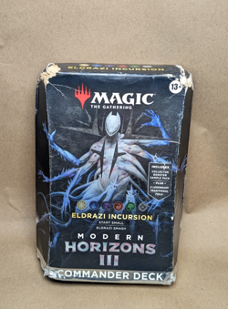Magic The Gathering Modern Horizons III 3 ELDRAZI INCURSION Commndr Deck Box DMG - Image 1