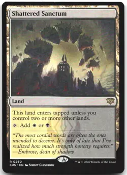 Shattered Sanctum 260 Rare Secrets of Strixhaven Magic: The Gathering Near Mint - Image 1