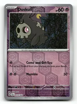 Duskull 018/064 - Shrouded Fable Reverse Holo - Pokemon Card NM/M - Image 1