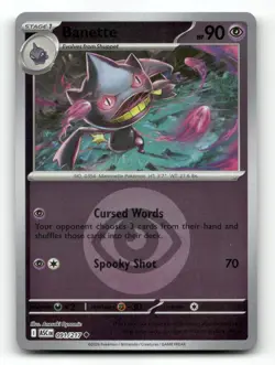 Banette - 091/217 (Energy Symbol) - ME: Ascended Heroes - Pokemon Card NM/M - Image 1