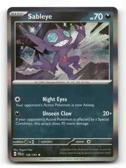 Sableye 136/193 - Paldea Evolved Holo - Pokemon Card NM/M - Image 1