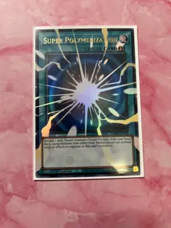 Yugioh: Super Polymerization - Extended Art Ultra Overframe - RA05-EN149 - NM - Image 1