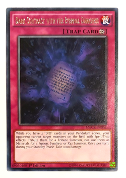 Yugioh Dark Contract With The Eternal Darkness - Rare - MACR-EN068-N/M-1st.Ed. - Image 1