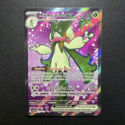 Pokemon Meowscarada Scarlet & Violet Paldea Evolved Holo Ultra Card 231/193 - Image 1