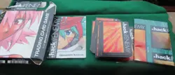 Dot Hack Enemy TCG Collection Lot Rulebook Cards Foil Poster .Hack - Image 1