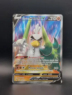 Galarian Sirfetch’d V 174/185 Holo Ultra Rare Card 2020 Pokemon Vivid Voltage - Image 1