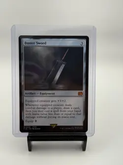 Buster Sword, 0255, Final Fantasy, Magic MTG NM - Image 1