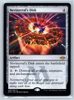 NEVINYRRAL'S DISK 298 RARE MODERN HORIZONS 2 MAGIC: THE GATHERING NM - Image 1