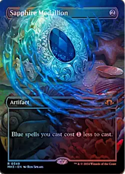 MTG Sapphire Medallion - Modern Horizons 3 - Foil - NM - Image 1