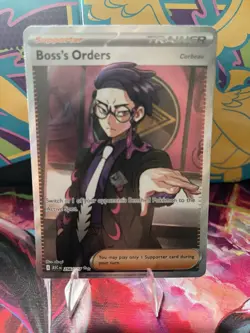 Pokemon Boss's Orders [Corbeau] Trainer Full Art ASC Ultra Rare - Image 1