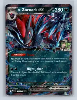 N'S ZOROARK EX 098/159 DOUBLE RARE JOURNEY TOGETHER POKEMON NM - Image 1
