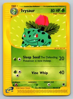 Ivysaur 82/165 - LP - Expedition Base Set, WOTC Pokemon - Image 1