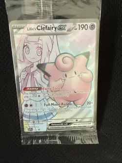 Pokemon TCG - Lillie’s Clefairy EX - Promo SVP 195 - US Exclusive - SEALED - Image 1