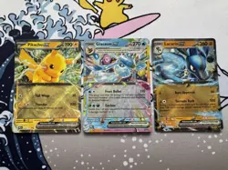 Pokemon TCG Prismatic Evolutions EX Bundle x3 026/131 Pikachu, 028/131, 051/131 - Image 1