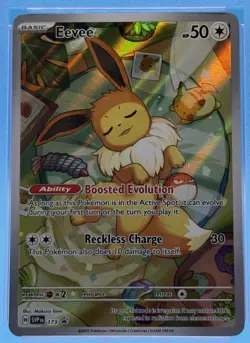 2025 POKEMON SVP EN-SV BLACK STAR PROMO #173 EEVEE PSA 10 - Image 3