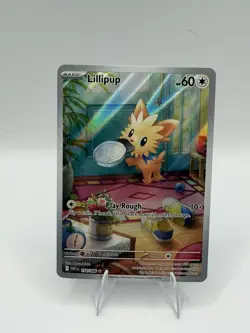 Pokemon Lillipup 154/086 Illustration Rare SV: White Flare, NM, Ships Quick - Image 1