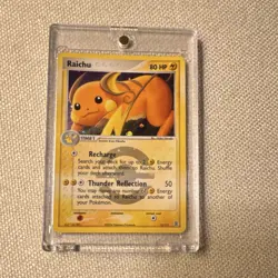 Pokemon Raichu EX FireRed & LeafGreen Rare Holo 12/112 80 HP Pokemon TCG - Image 1
