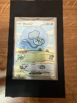 Mew EX 232/091 Sv: Paldean Fates Bubble Mew Sir Pokemon TCG - Image 1