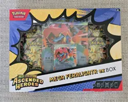Pokemon TCG: Mega Evolution—Ascended Heroes Mega Feraligtr Ex Box - In Hand - Image 1