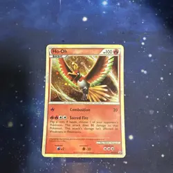 Pokemon TCG Ho-Oh Hgss01 Holo With Swirl 💫 - Image 1
