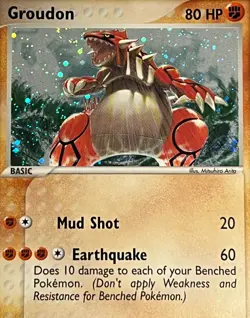 2004 Pokemon EX Hidden Legends-Groudon 102/101 Secret Rare Holo w. Swirl- PSA 9 - Image 4