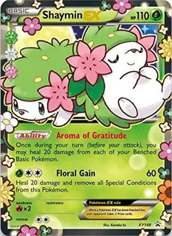 Shaymin EX - XY148 - Promo - Holo LP, English Pokemon Promos - Image 1